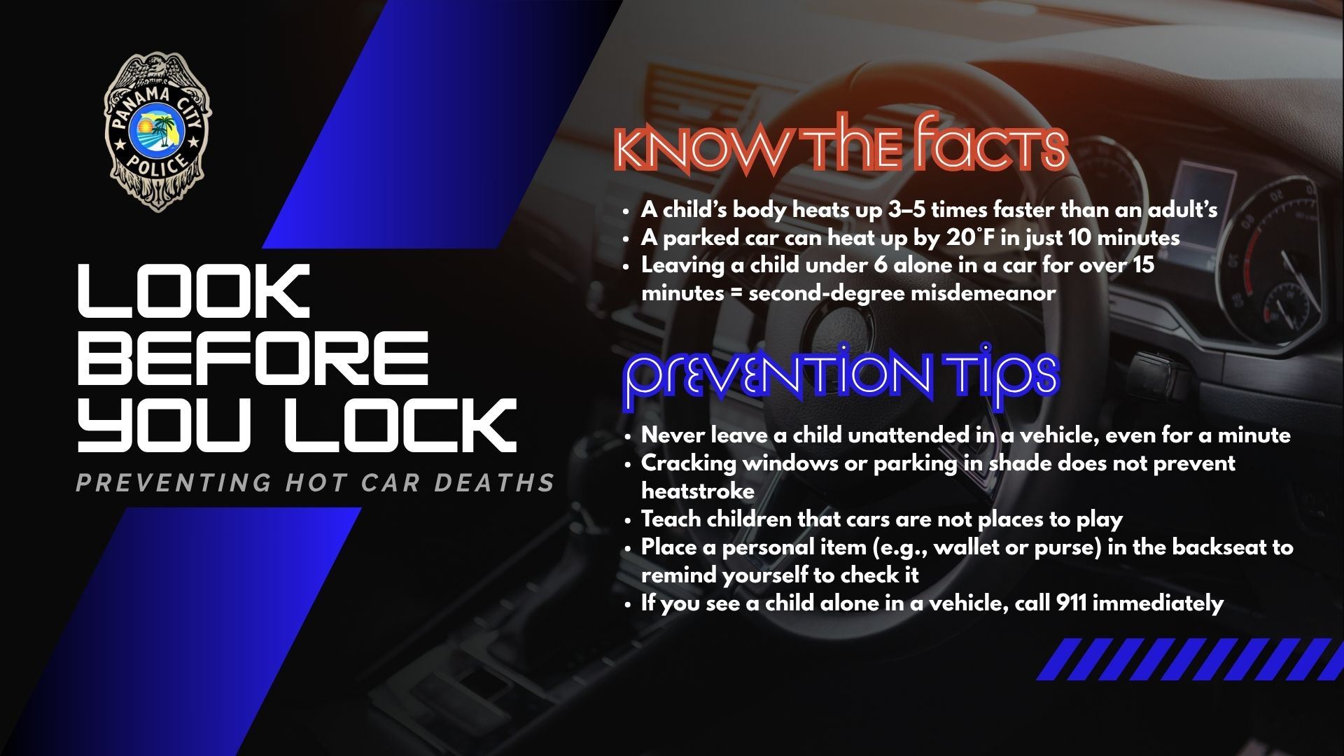 Look Before You Lock Infographic