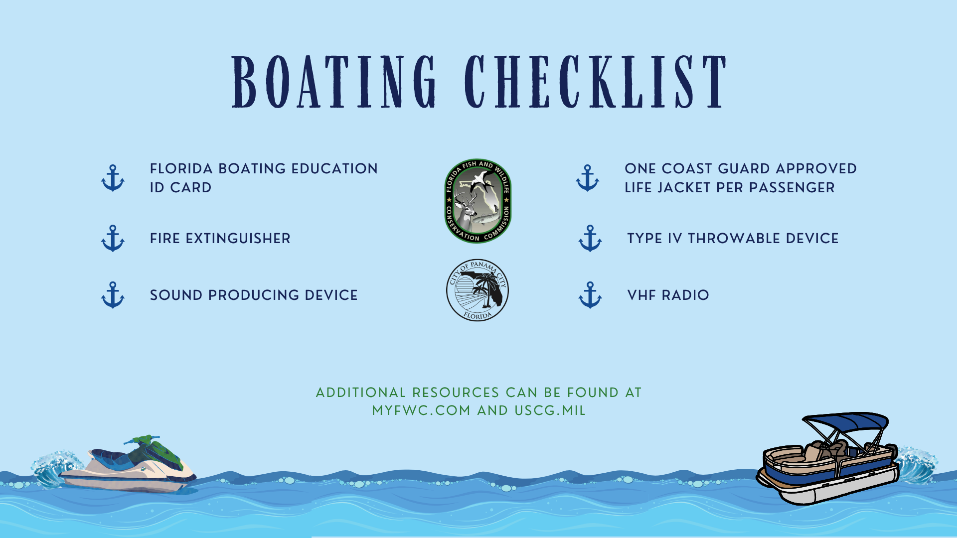 Summer Safety Series - Safe Boating Checklist