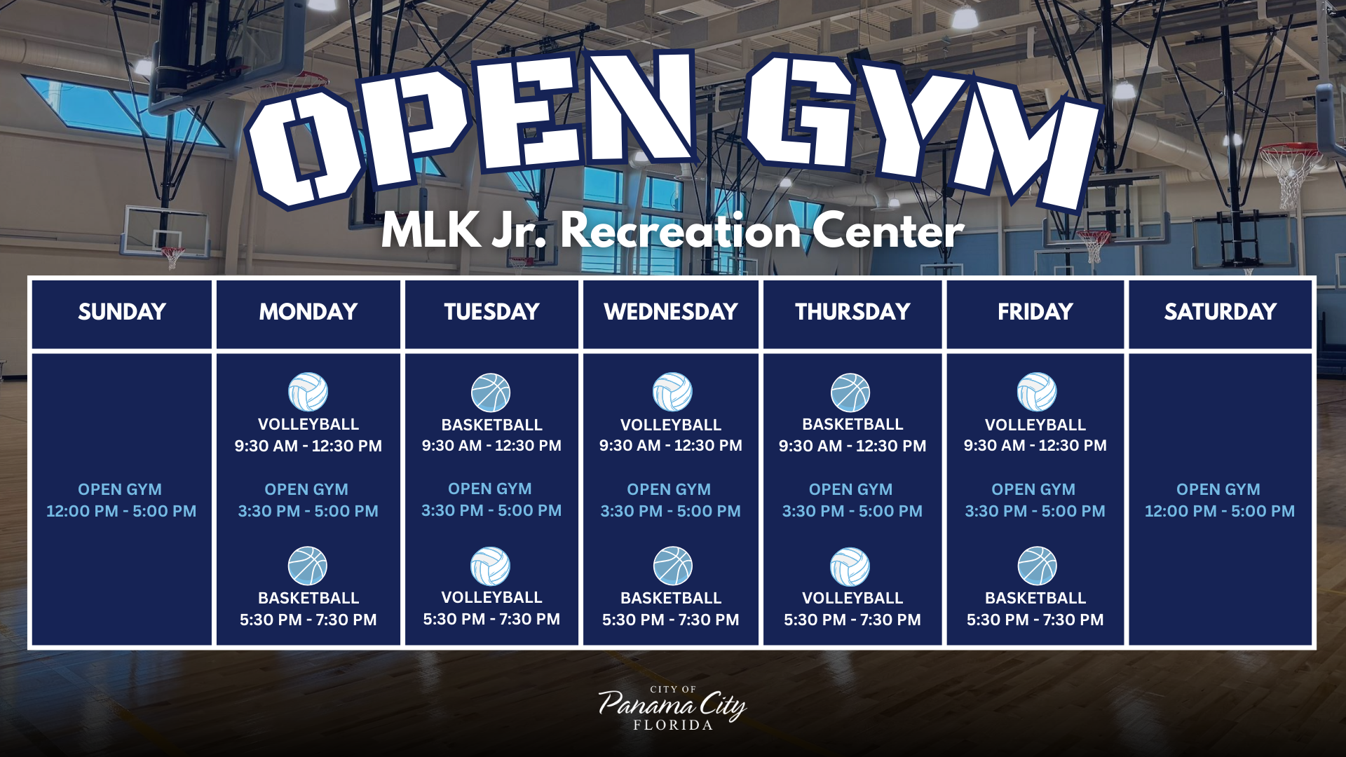 MLK Feb. Programs Gym