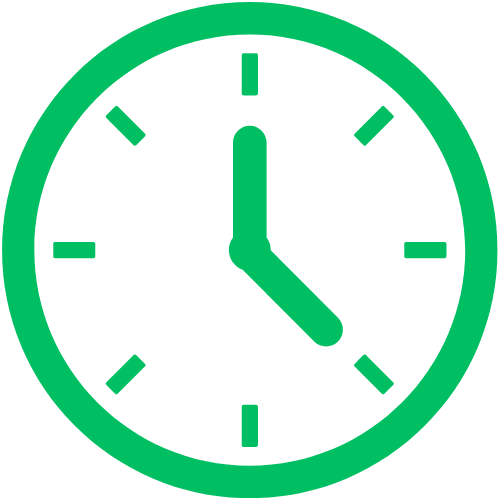 Green Clock Icon