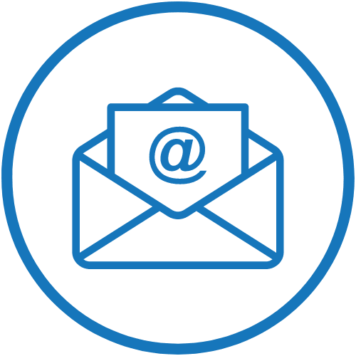 Blue Email Icon